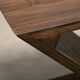 Gerrit Rietveld Zig Zag Chair is dark brown stained wood