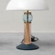Pair of vintage Auras table lamps in glass, 1980s design, modernist