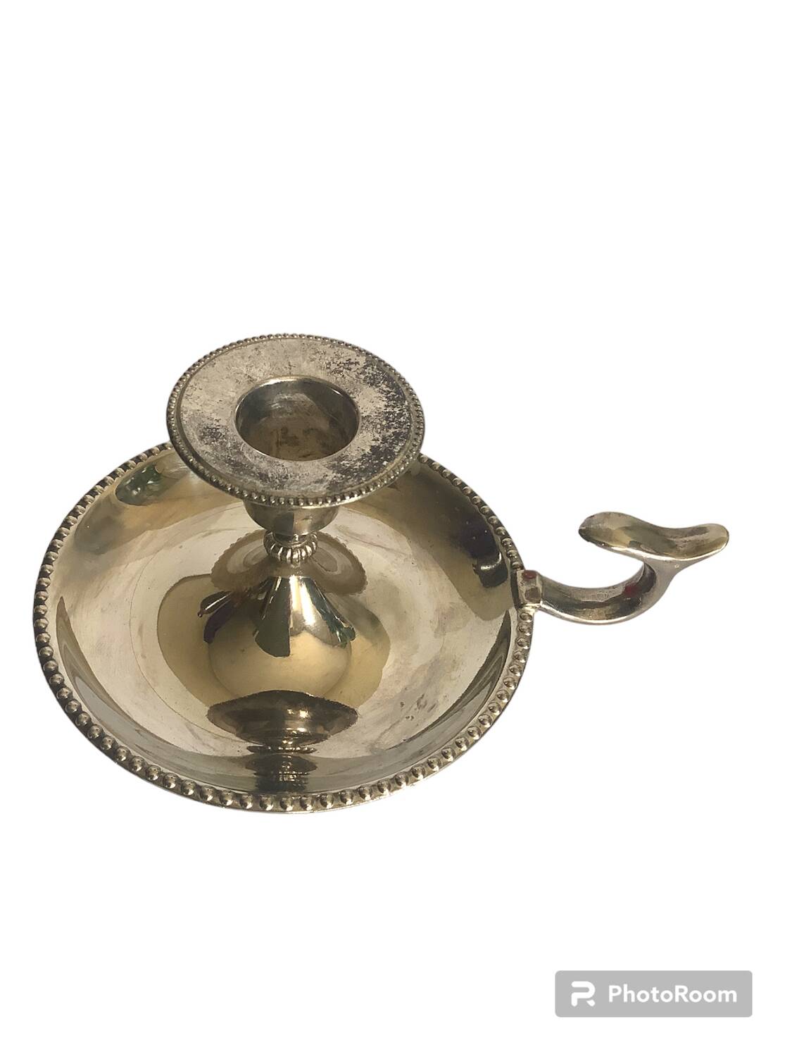 Silver cellar rat candle holders