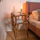 Paire de table de chevets en rotin 1960