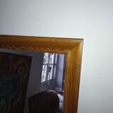 Miroir pin scandinave Makisen Kuvastin années 80