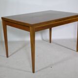 Extendable vintage dining table, walnut, 1960s