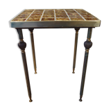 70s table with tiled top