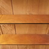 Vintage tomado string shelf, wooden trays