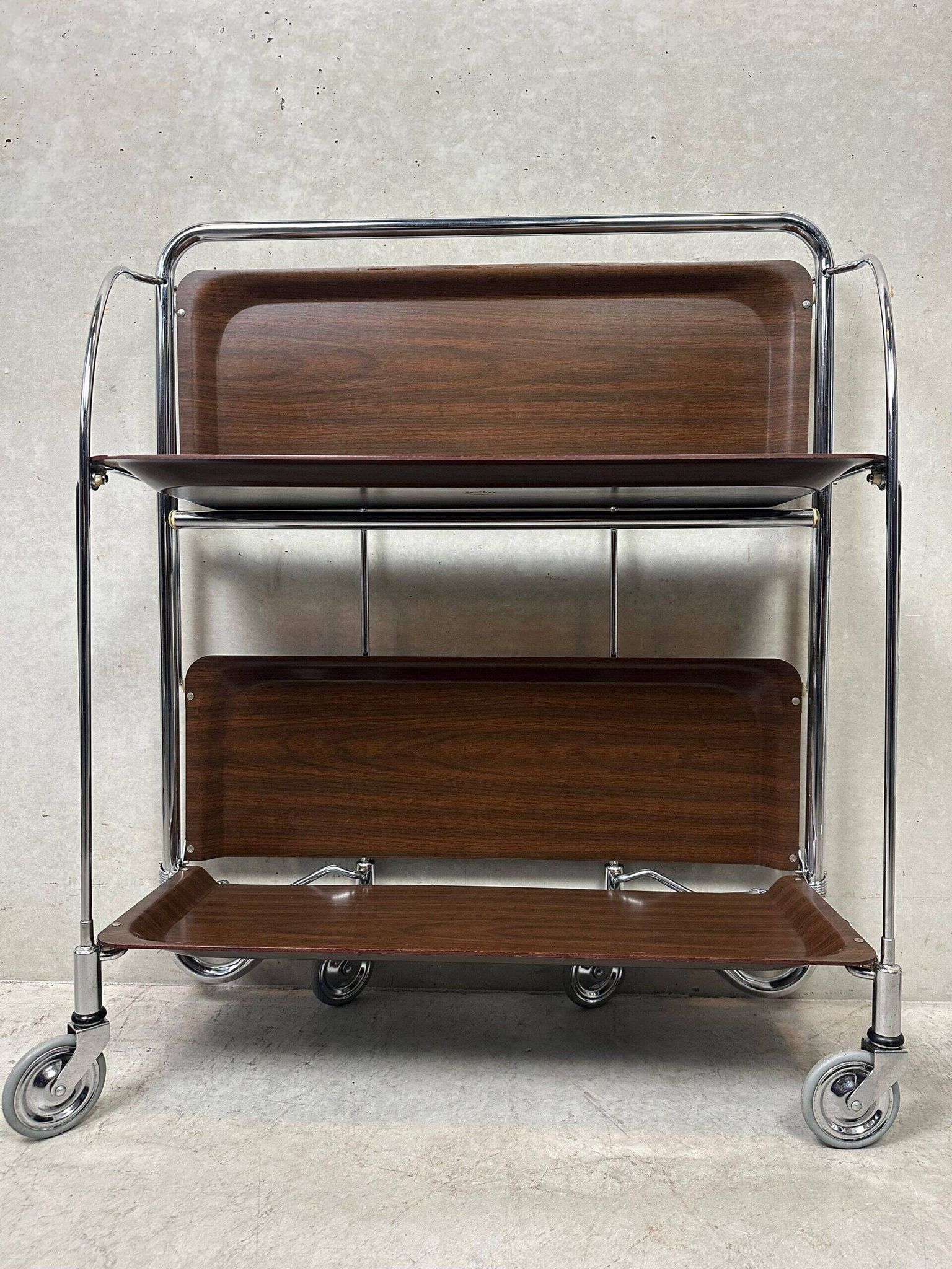 Vintage folding serving trolley – Gerlinol