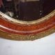 Art Deco oval mirror with gilding 50.5x40.5 cm / 2