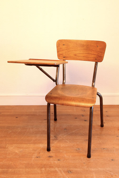 Vintage-written conference and exam chair.
