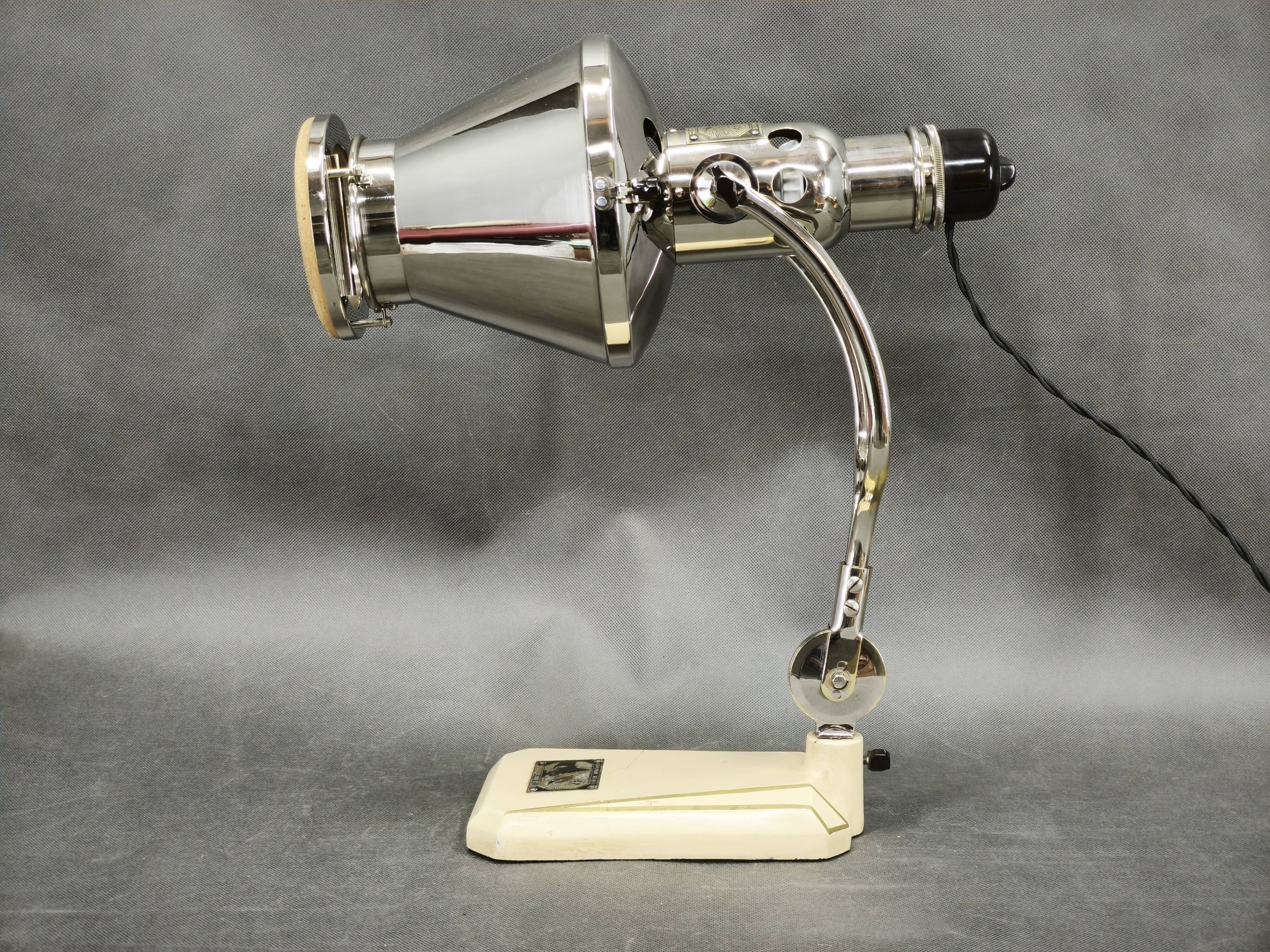 Original Hanau Bauhaus Medical Lamp, Germany, 1930s