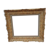 Old solid wood frame handcrafted