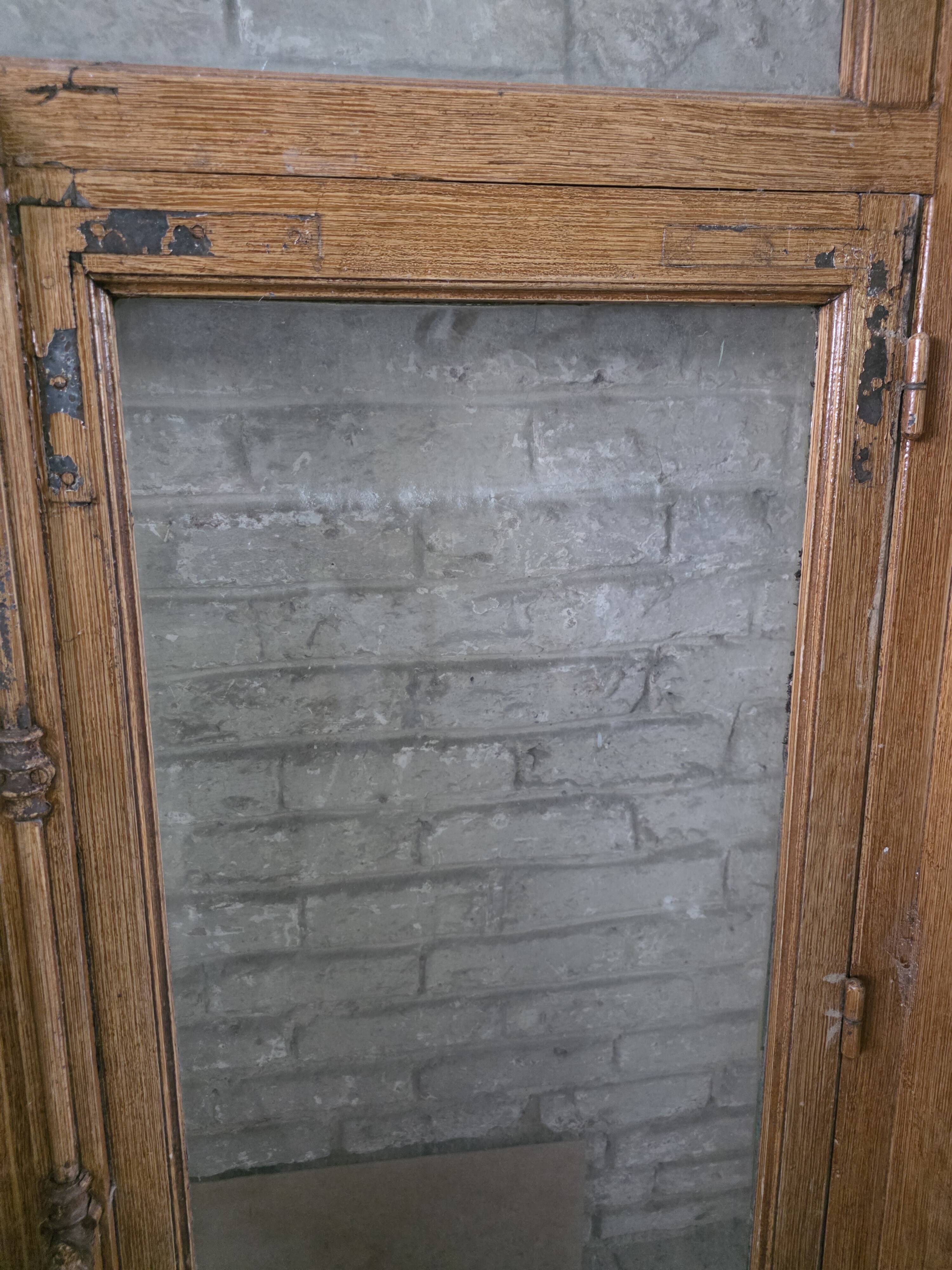 Solid oak window from the early 20th century.