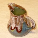 Fat Lava ceramic blue wine and water pitcher