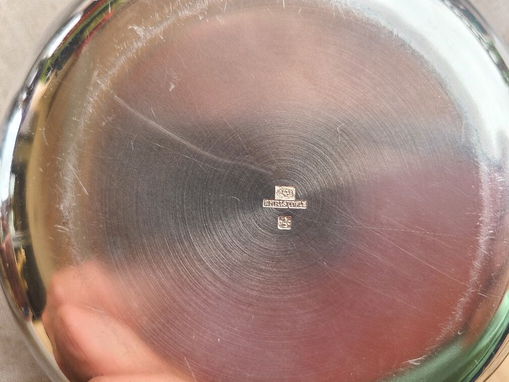 Christofle bowls in silver metal