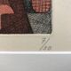 Elisabeth de la mauviniere 1905-2007. etching aquatint signed.