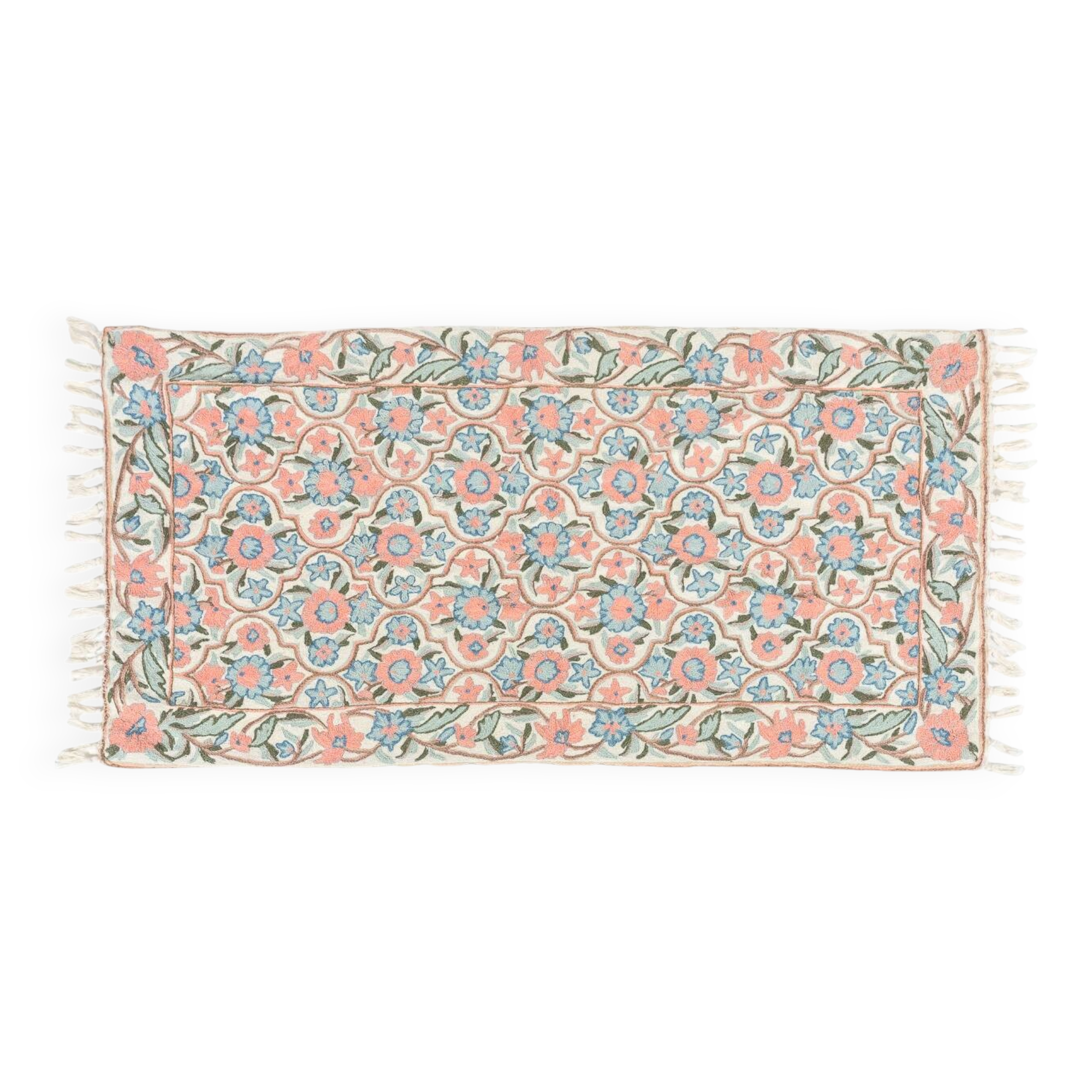 Tapisserie vintage brodée à la main