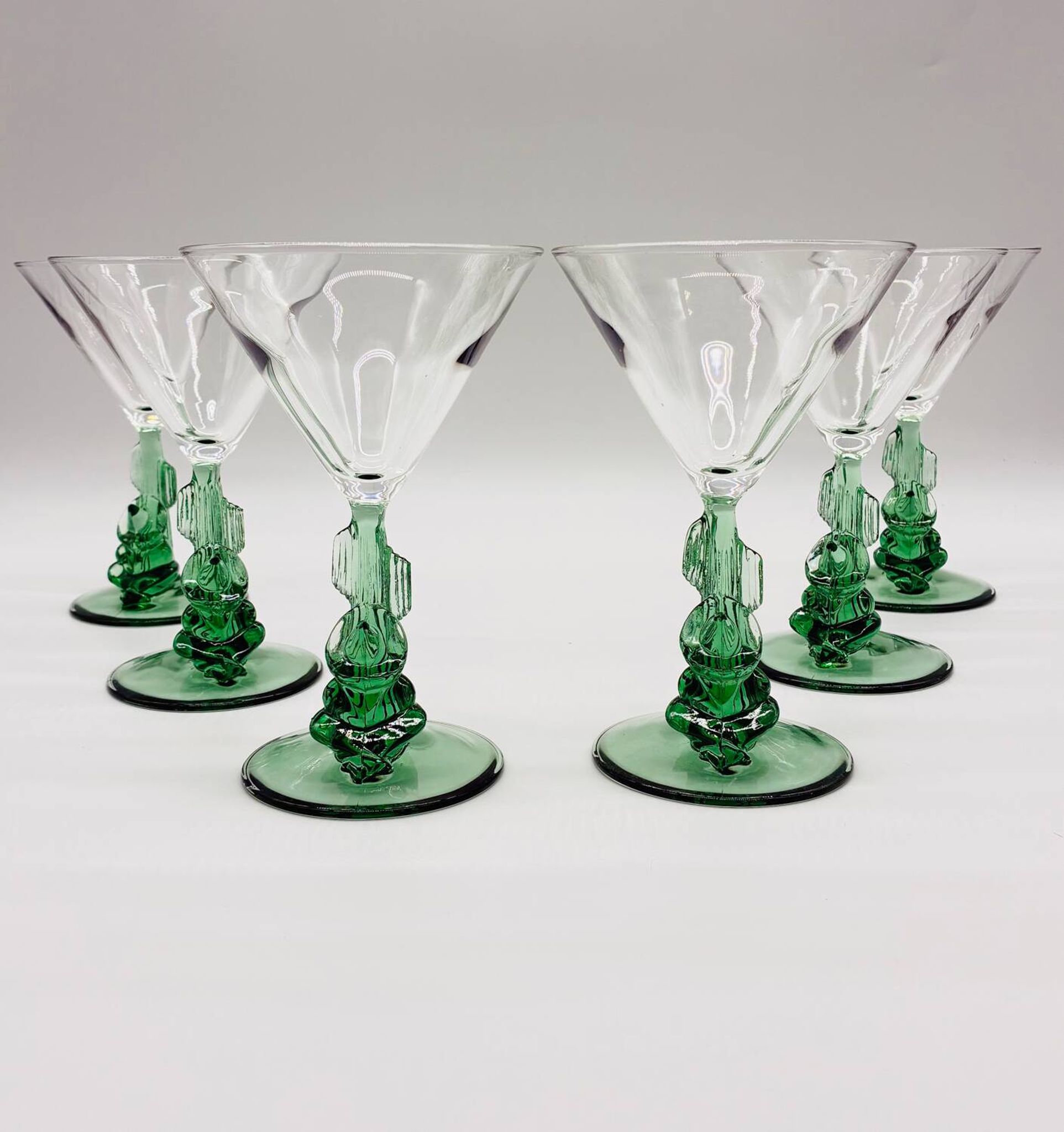 6 verres à cocktail, champagne en cristal, Luminarc France