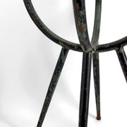 Patinated metal gueridon – Italy, 1960s
