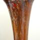 Art blown glass vase with inclusions of many colors