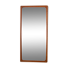 Danish rectangular mirror with frame in teak, 1960s