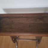 Late 19th century solid mahogany side table