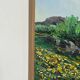 Huile sur toile suédoise – “fleurs” par lars "bjönni" andersson