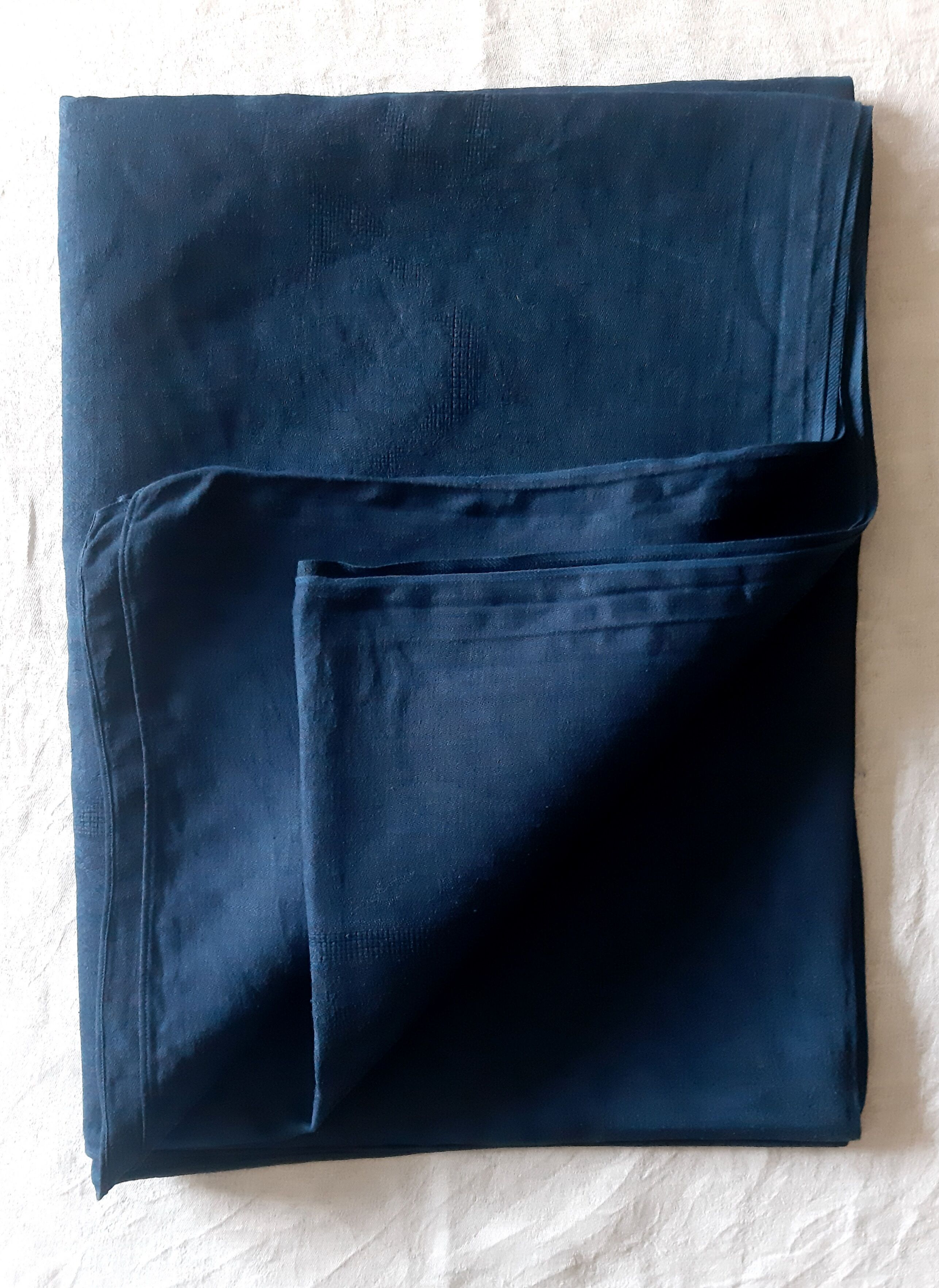 Old linen tablecloth