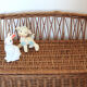 Vintage wicker box