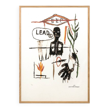 Sérigraphie en couleurs numérotée, Jean-Michel Basquiat, années 1990
