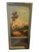 Antique trumeau with hunting scene - Oil on canvas and mirror - Panel