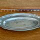 Miniature pewter dish for dinette