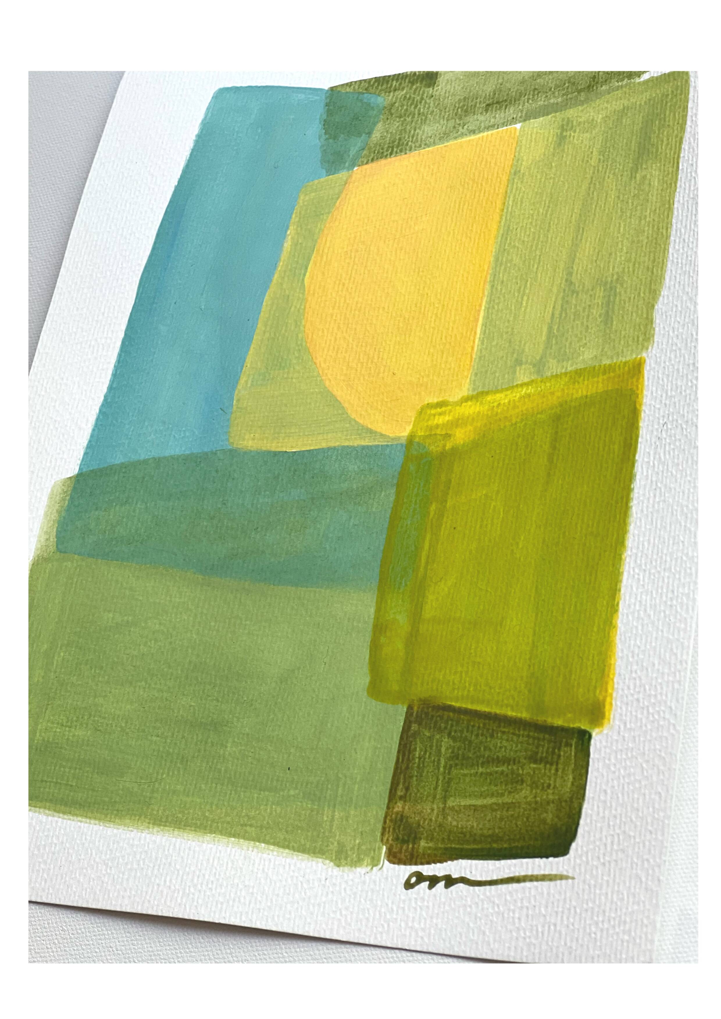 Original acrylic painting on paper