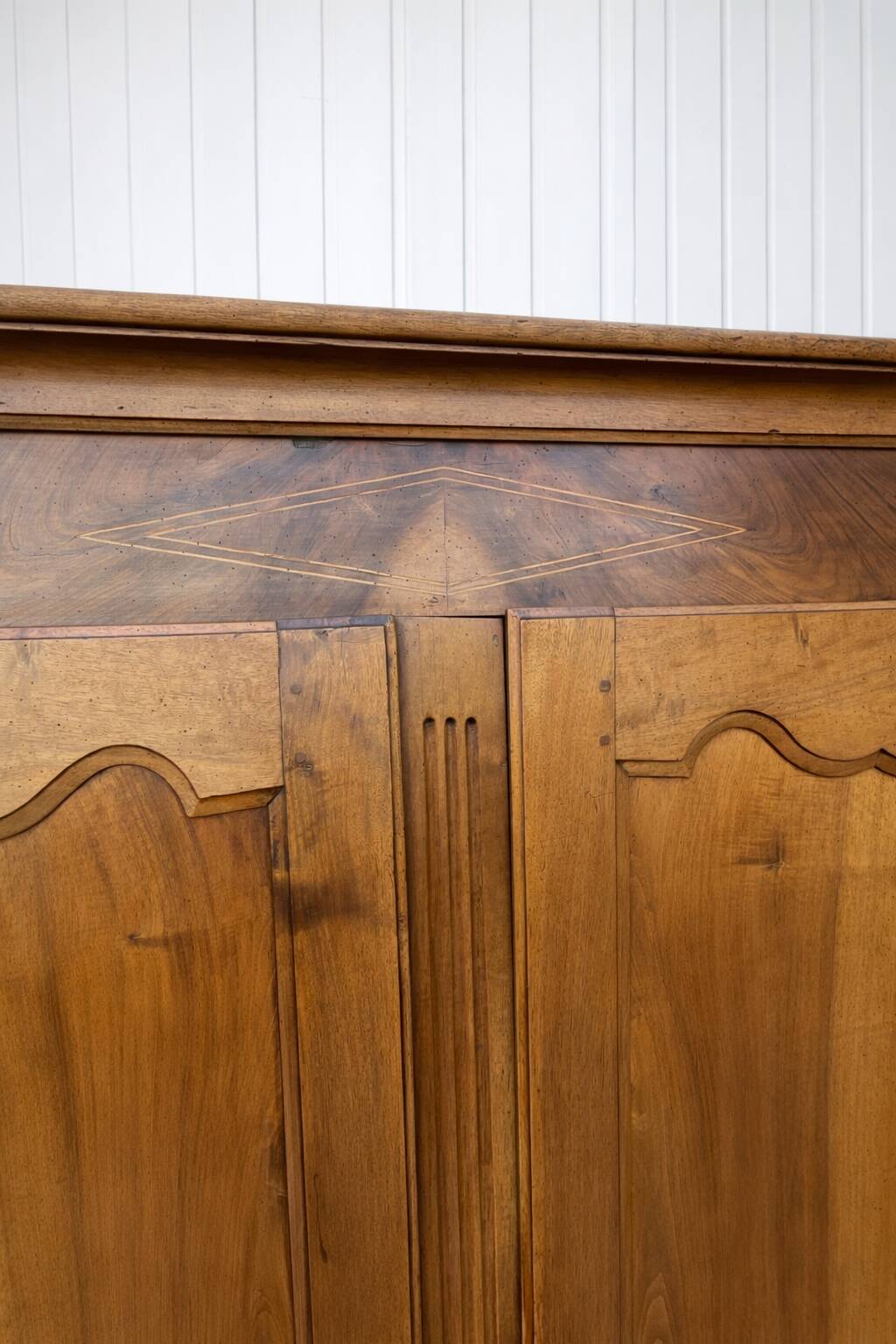Antique walnut wardrobe – 19th century