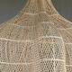 Suspension en rotin en forme de fleur, tulipe, corolle H1m D1m50