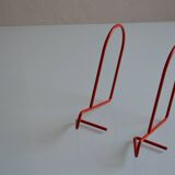 Pair of minimalist bookends from the 80s