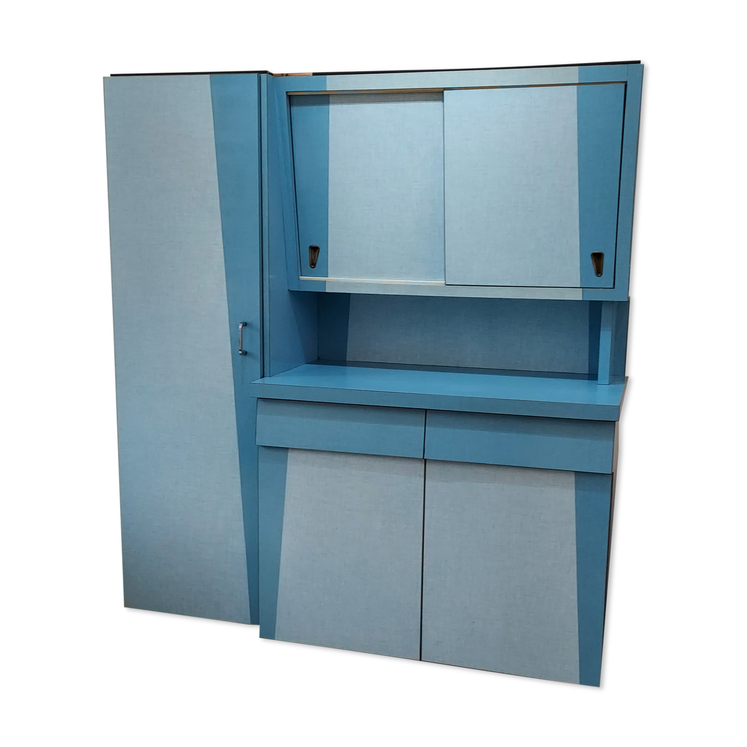 Buffet formica vintage blue 60s