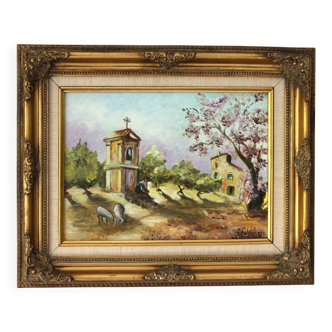 Provençal landscape painting