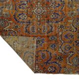Tapis Oushak Vintage – Couleurs Vibrantes & Motifs Dynamiques, 160 x 277 cm