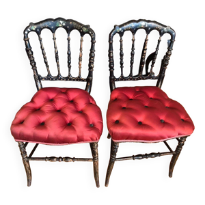 paire de chaises Napoléon - iii