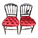 Pair of Napoleon III chairs