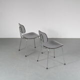 Pair of “CT2” dining chairs by Willy van der Meeren for Tubax, Belgium 1950