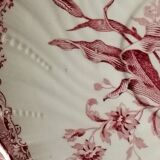 Set of 6 Fontanges Sarreguemines dessert plates