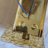 Pair of worked glass sconces