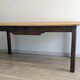 Antique farmhouse table in patinated solid wood - 178 cm