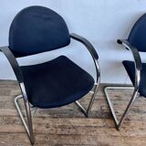 Trio of Vitra armchairs