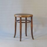 Low stool, wooden seat, circa 1930