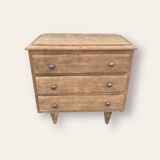 Commode vintage aerogommée à 3 tiroirs