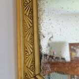 Small octagonal art nouveau mirror