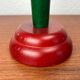 Postmodern yellow, green, red wooden chandelier Monokel by Ikea, 1980s.