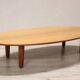 Large Oval Coffee Table by Cassina, 1980