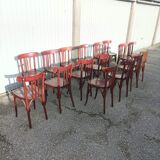 Bistro lot 9 tables and 16 chairs mahieu Jule bry