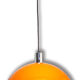 Suspension orange plexi and glass of the 70s